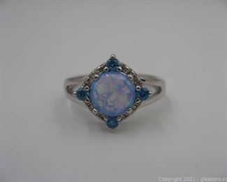 Synthetic Opal Ring