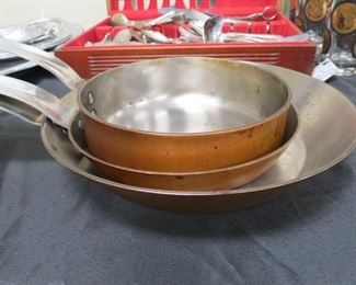 Scavullo by Legions copper clad pans.