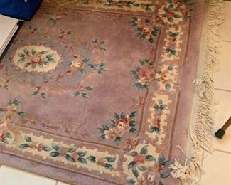 #16	Chinese Lavender w/roses  71x48	 $60.00 
