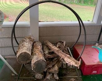 #36	Metal Wood Stacking Ring  40" Tall	 $30.00 
