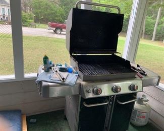 #37	Weber Genesis Propane Grill w/Tank (as is condition)	 $30.00 
