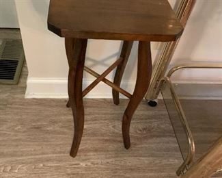 #48	Square Wood End Table 12sq x 23T	 $30.00 
