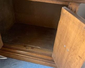 #68	Broyhill Bedside Table w/2 doors (as is top finish)  28Wx17Dx24T	 $35.00 

