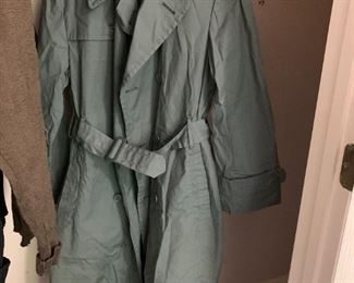 #92	Officers Trench coat no lining 36R	 $20.00 
