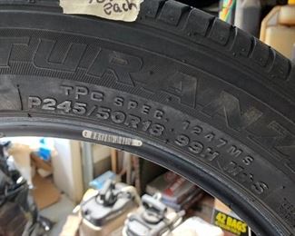 #117	 Tires - Turanza EL400  P245/50R1899HM&S   (3)   $70 each	 $210.00 
