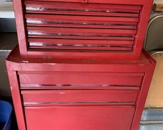 #120	Waterloo Tool Tower w/6 drawers & flip-up Top  27Wx14Dx44T	 $60.00 
