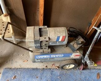 #129	Campbell Hausfeld Power Pal Air Compressor 1HP 	 $75.00 
