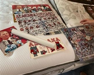 #147	Alabama football Simply the best signed poster 1999	 $30.00 
#148	Alabama football Mike Dubose Coach sign poster 1998	 $30.00 
#149	Alabama football Bryant Denny Stadium April 13, 2002 sign poster 	 $30.00 
#150	Alabama sign program April 13,2002	 $20.00 
