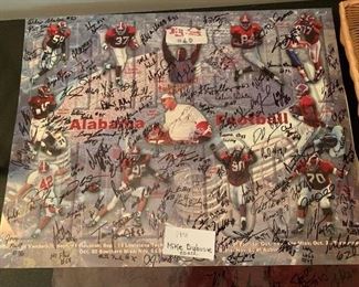 #148	Alabama football Mike Dubose Coach sign poster 1998	 $30.00 
 
