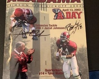 #150	Alabama sign program April 13,2002	 $20.00 
