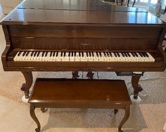 Packard Baby Grand Piano (also player) Mahogany, with bench. $5000 No calls/email only please. 