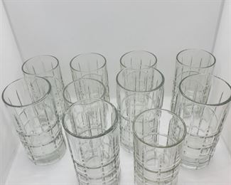 Assorted Anchor Hocking Tartan Manchester Glasses
