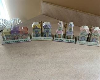 Bundle of Lenox Village Condiment Sets