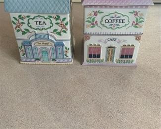 Bundle of Lenox Village Decor Tea and Coffee