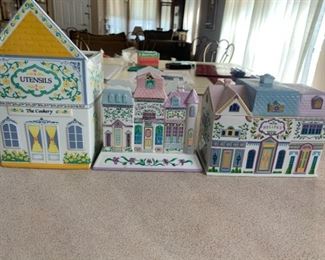 Bundle of Three Lenox Village Decor