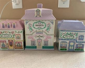 Bundle of Three Lenox Village Kitchen Decor
