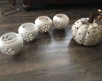 Ceramic Pumpkin Decor