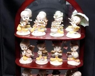 Lenox Twelve Months of Tweety Collection with Display Case