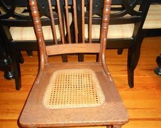 Oak chair missing rungs