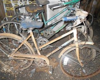 3 vintage bikes