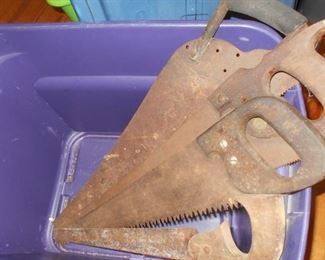 Old hand saws