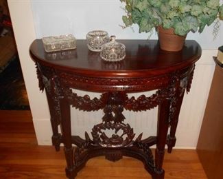 Ornate entry table