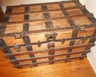 Large antique trunk