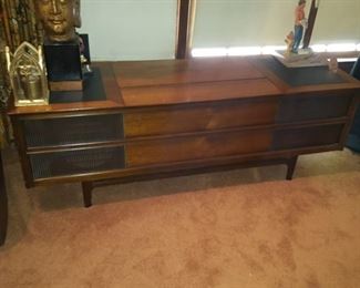 Mid Century GE General Electric Stereo Console