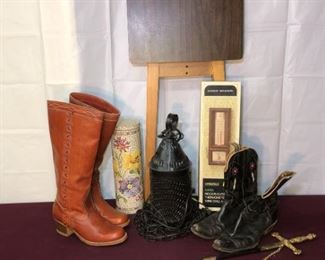 Days Gone By Ceremony, Table, Boots, Vintage