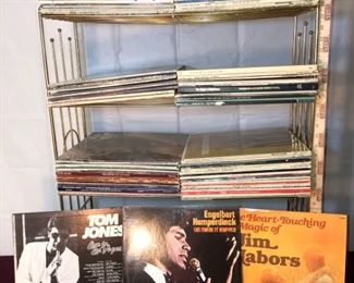 Record Stand 1 of 2 Vinyl, Brass, Vintage, Tom Jones, Musicals, Symphonic