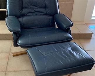 Mobler Chair and Ottoman Made in Denmark