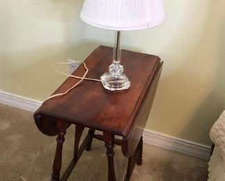 Small Side Table with Lamp
