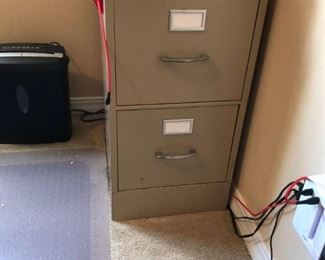 2 drawer metal file cabinet
