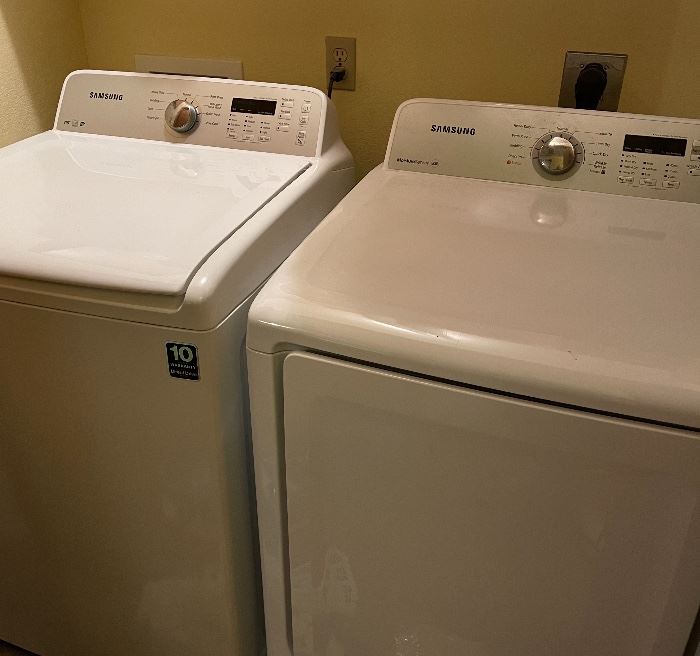 Samsung Washer and Dryer Set $475.00 (Sold as a set only)