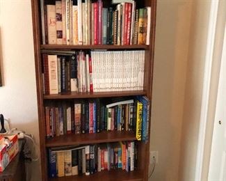 One of two bookcases - both filled with books