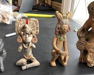 Ancient Mayan Figures