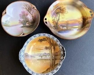 Hand Painted Noritake Plates