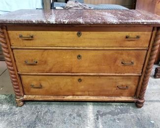 Atq French MarbleTop Chest