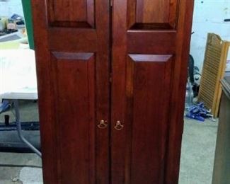 Tall Solid Cherry Cabinet