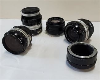 Vtg Camera Lenses