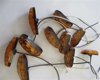 10 New Amber LED clearance / marker lights