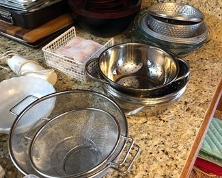 Large selection of cookware.