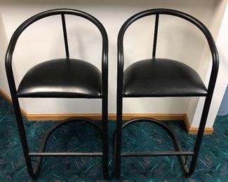 Pair of matching bar stools.