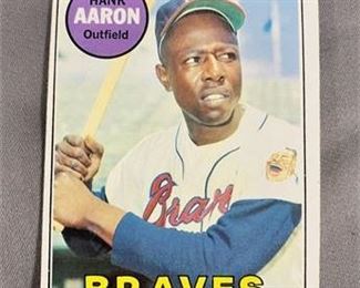 Lot 059
1969 Topps Hank Aaron Card. https://www.bidrustbelt.com/Event/LotDetails/118857377/1969-Topps-Hank-Aaron-Card