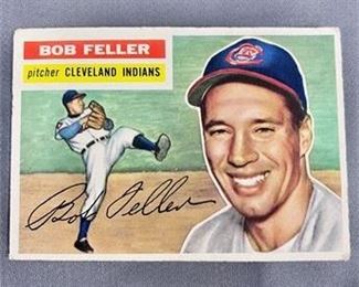 Lot 095
1956 Topps Bob Feller Card. https://www.bidrustbelt.com/Event/LotDetails/118858100/1956-Topps-Bob-Feller-Card.