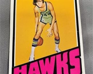 Lot 223
1972-73 Topps Pete Maravich Card. https://www.bidrustbelt.com/Event/LotDetails/118862387/197273-Topps-Pete-Maravich-Card