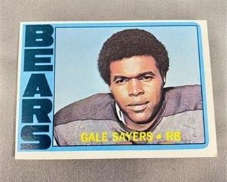 Lot 234
1072 Topps Gale Sayers Card. https://www.bidrustbelt.com/Event/LotDetails/118862609/1072-Topps-Gale-Sayers-Card