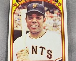 Lot 236
1972 Topps Willie Mays Card. https://www.bidrustbelt.com/Event/LotDetails/118862649/1972-Topps-Willie-Mays-Card