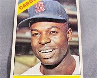 Lot 030
1966 Topps Lou Brock Card
