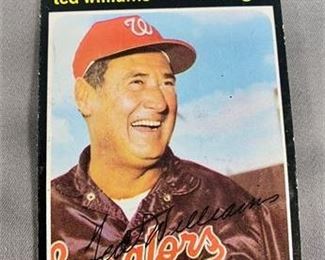 Lot 034
1971 Topps Ted Williams Card